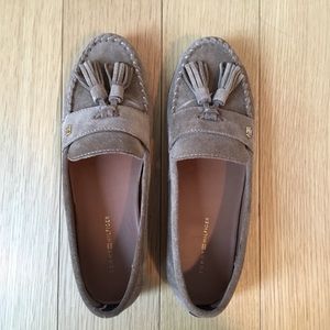 Tommy Hilfiger Suede Tasseled Loafers